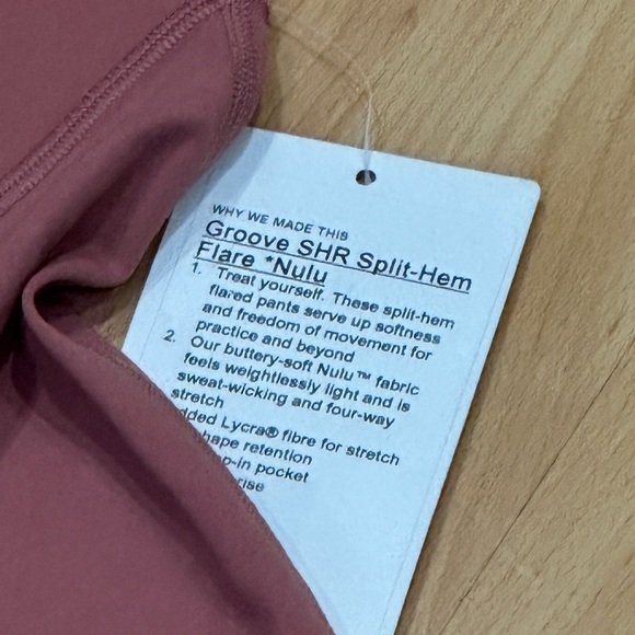 Brand New Lululemon Groove SHR Split-Hem Flare, Nulu - Picture 3 of 9